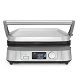 Cuisinart Griddler Five GR-5 Stainless Steel Color (Renewed)