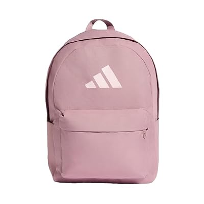 adidas Unisex - Adulto Classic 3Bars Backpack, magic mauve/Distilled Pink, One Size