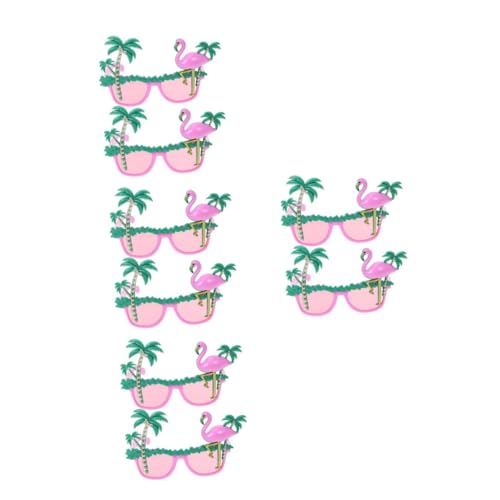 Lunettes flamant rose pour fête plage et soirée tropicale luau