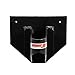 Extreme Max 5001.6641 Universal T-Handle Tool Holder – Wall-Mount Aluminum Rack for Garage, Shop & Enclosed Race Trailers – Black