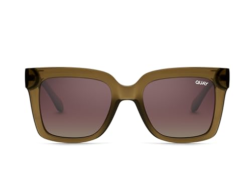 Image of Quay - Womens Sunglasses, Polarized Square Lenses with UV Protection (Vibe Check)