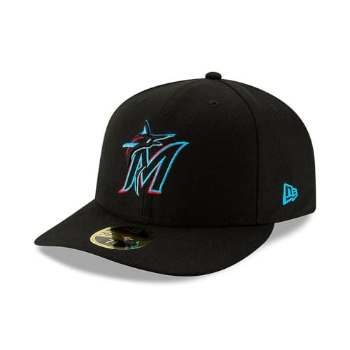 MLB メジャーリーグ マイアミマーリンズ　野球チーム　古着　L ニューエラ(new era) ニューエラキャップ LP 59FIFTY MLB LP