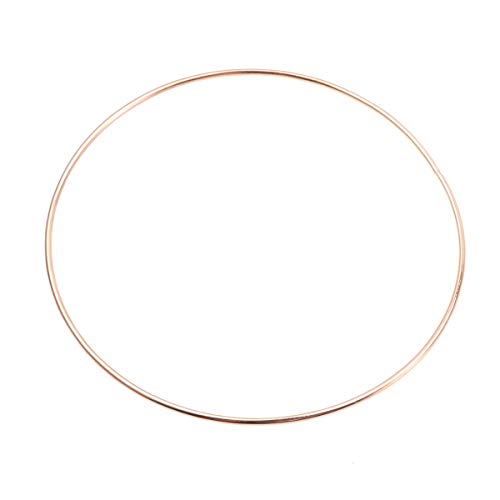 EXCEART Dream Catcher 20Pcs Ouro Anel Aro de Metal Redondo Círculo Aro Floral Bordado Macrame Dreamc