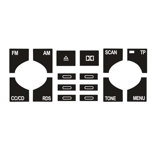 Autocollants bouton compatible avec A4 B6 B7 pour climatisation