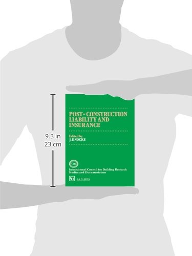 Post-Construction Liability and Insurance (The National Swedish Institute for Building Research)      1st Edition