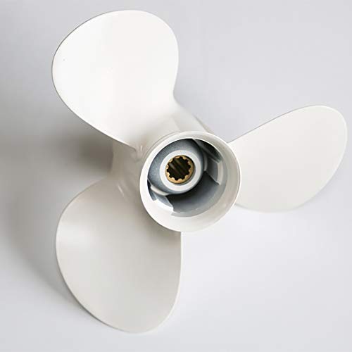 Hélice fuera de borda de aluminio del OEM de la hélice del Flish Fit motores Yamaha 20-30HP Cover