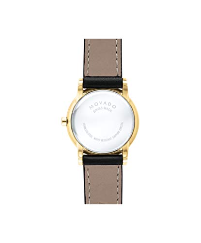 Movado Museum Classic Women's Luxury Quartz Watch - Swiss Movement, Calfskin Strap, Water-Resistant to 3ATM - Classic Timepiece - Gift for Her - 28mm3