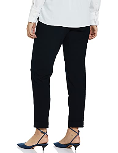 Image of Marks & Spencer Women's Slim Fit High Rise Cotton Ankle Length Casual Pants