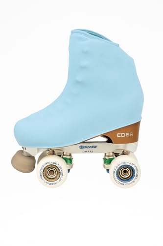 Genérico CRLSPORT Cubre patín para niña y Mujer, Funda PatinSkate, Professional Skating, Patinaje Hielo,artístico o en línea. 180 Densidad. Talla Universal Adulto y niños. Color Azul Bebé.