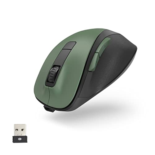 Hama MW-500 Recharge - Maus - ergonomisch - Für Rechtshänder - optisch - 6 Tasten - kabellos - 2.4...
