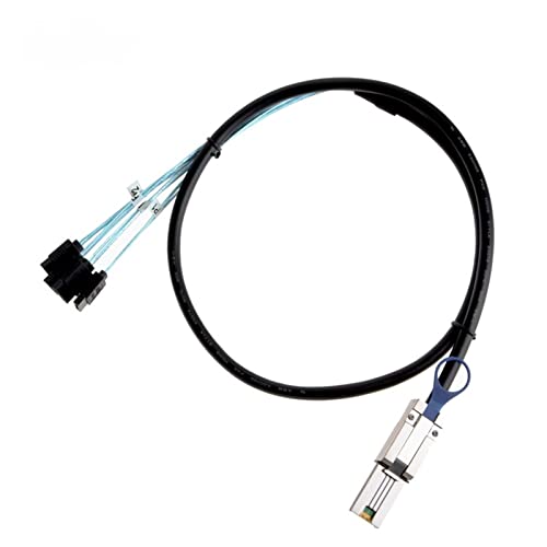 Cable Divisor Mini SAS 26Pin SFF-8088 a 4 SATA 0.5m miniatura 2