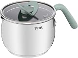 【オンライン限定】 ティファール 片手鍋 16cm 2.6L（ラーメン2人分） IH ガス火対応 PFOAなどの有害物質不使用 「オプティスペース IH ステンレス マルチポット ユーカリグリーン」こびりつきにくさ 長持ち G79117