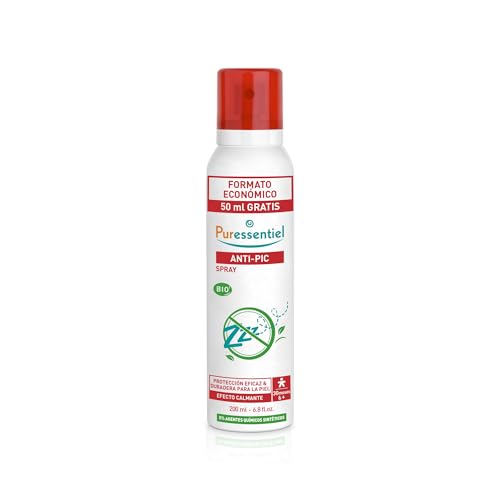 Puressentiel - Spray Anti-Pic - Formato económico - Protección eficaz y duradera para la piel - Activo 100% de origen vegetal - 200 ml