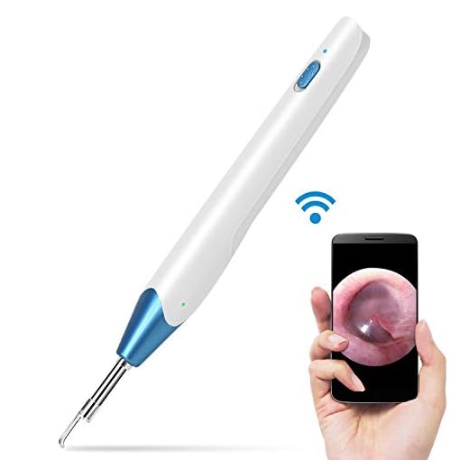 【Newest Version】3.9mm Wireless Digital Otoscope with Earwax Removal Kit HD 1080P WiFi Ear Endoscope Ear Wax Remover Tool with Light Ear Inspection Camera for Android,iPhone App