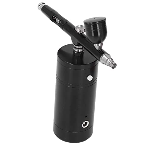 Kit de Aerógrafo para Pintura de Pistola, Pistola de Pulverização Preta para Usb, Conjunto de Modelo