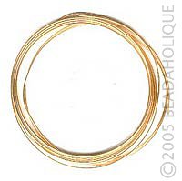 Beadaholique 14K Gold Filled Wire 22 Gauge Round Half Hard (5 Feet) #TOP1