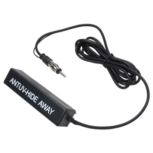 INGQI Kit de antena amplificada oculta de 12 V, radio AM/FM electrónica, diseño universal para coche y motocicleta