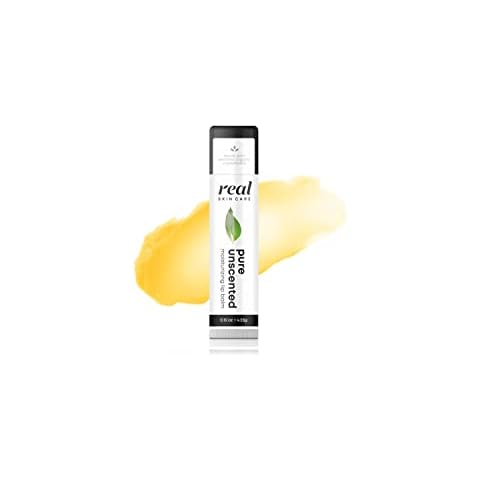 Real Skin Care Organic Lip Balm With Coconut Oil | Handmade In the USA | Pure Unscented 4-Pack | Natural Lip Balm | Coconut Oil Lip Balm for Dry & Cracked Lips | Beeswax Lip Balm | 4 Lip Balm Pack Cover