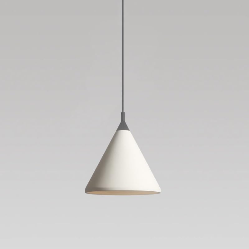 Lámpara colgante de cemento blanco, lámpara colgante de techo de comedor retro nórdico, moderno, simple, de una sola cabeza, para cocina, isla,
