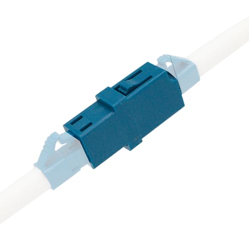 PacSatSales - LC Fiber Optic Couplers - 30 Pack LC Fiber Connector in EZ Open Tube - LCUPC Coupler Kit for Simple LCUPC Fiber Cable Connection