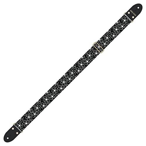 Amazon.co.jp: [LiveLine] ライブライン フラワー柄ブラック 50ミリ幅