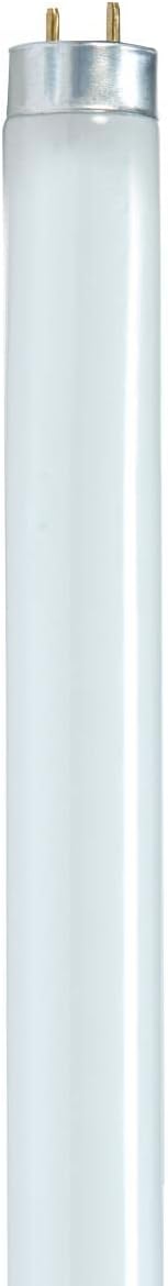 S8421 32 Watt 120 Volt T8 Standard Fluorescent Linear Tube Lighting, 5000K Natural Light, 2900 Lumen; 85 CRI; G13 Medium Bi-Pin Base (30 Light Bulbs)