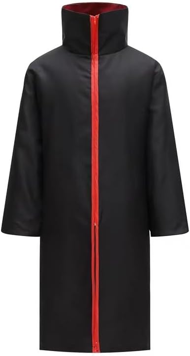 Utaomld Disfraz unisex de capa de anime para Akatsuki Uchiha Itachi Halloween cosplay adultos adolescentes accesorios de fiesta capa de juego de rol