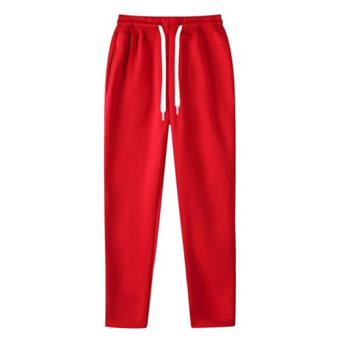 Mens Sweatpants Open Bottom Baggy Sweat Pants for Men Straight Leg Fleece Loose Fit Gym Athletic Sweatpants Pockets3