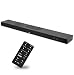 ZVOX AccuVoice AV855 Dialogue Clarifying Soundbar - Patented Hearing Technology with 20 Levels of Voice Boost, Dual Subwoofers, Low-Profile TV Speaker for Home Theater and Smart TV – Black