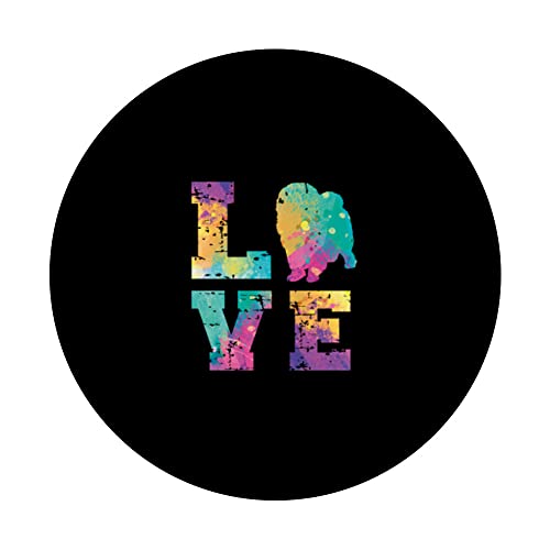 Chow Chow Love PopSockets Swappable PopGrip, Black - Image 3