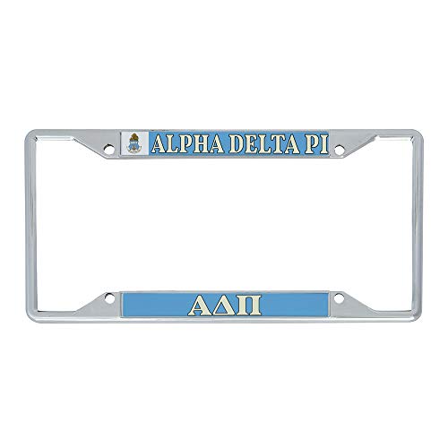 Desert Cactus Alpha Delta Pi Sorority Crest Metal License Plate Frame for Front or Back of Car Officially Licensed (Crest LP Frame) Desert Cactus Alpha Delta Pi Sorority Crest Metal License Plate Frame for Front or Back of Car Officially Licensed (Crest LP Frame)