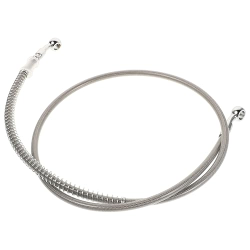 Didiseaon Tuyau D'huile de Frein Moto 110 Cm en Aluminium Solide, Durite Hydraulique Résistante Haute Température, Tube Métallique Compatible, Accessoire...