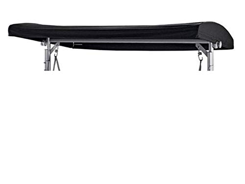 Replacement Canopy for Garden swing 2/3 seater different sizes and styles available 155 x 120 Round ALDI (Black)