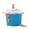 Cuddle Barn - Birthday Cupcake Spinner | Animated Cupcake Musical Plush Toy Spins and Lights Up to the Song Happy Birthday, 8 inches
