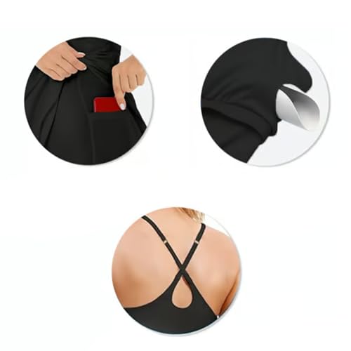 Roarrave Dress, The Ultimate Tummy Control Backless Active Dress -Made for Movement & Easy Bathroom Breaks3