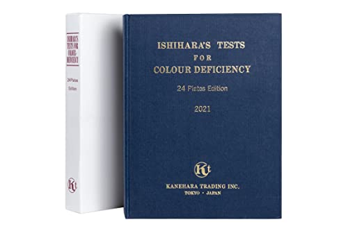 Image of Ishihara Color Vision Test Book 24 Plates with User Manual
