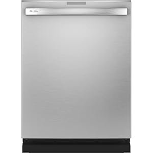 GE Profile PDT785SYNFS 24″ Dishwasher with 16 Place Settings WiFi Connnect Twin Turbo Dry Boost Bottle Jets Third Rack Energy Star Certified in Stainless Steel