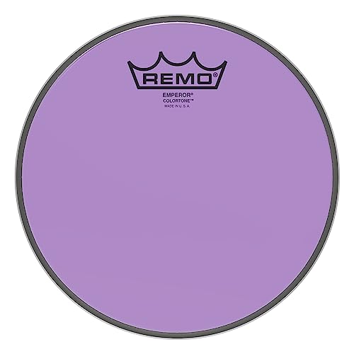 Remo Drumhead Colortone Emperor Clear Purple - 8" - BE-0308-CT-PU