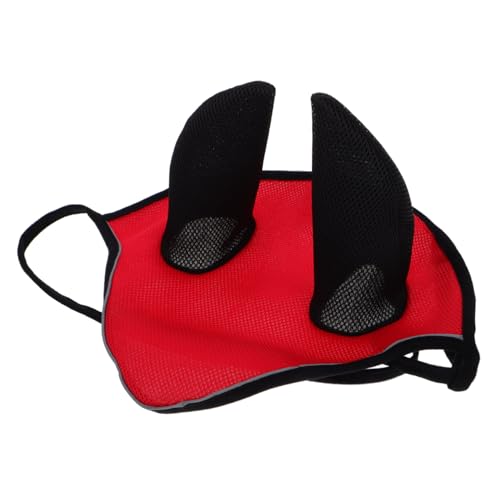 Sosoport Equine Fly Mask Horse Ear Bonnet Breathable Mesh Design Comfortable Horse Ear Mask