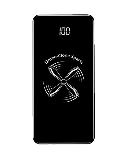 Portable Charger for Drone Battery & All Smartphones & Tablets, Digital LED Display, High-Speed Charging with Dual USB Ports, 10000mAh High Capacity Power Bank Ultra Slim External Phone Battery Pack