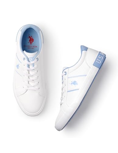Image of U.S. Polo ASSN. Zesta 3.0 Beige Sneaker Shoes with Premium Upper