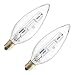 Phillips 419200 40 Watt B10.5 Clear Candelabra Halogen Bulbs 2 Pack