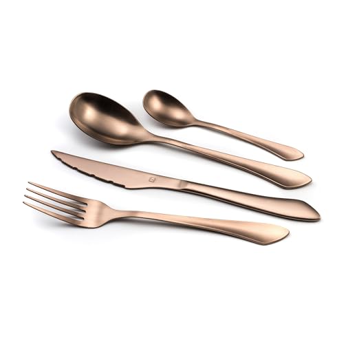 Couverts de table Amefa Instinct en acier de haute qualité et finition PVD cuivre - 4