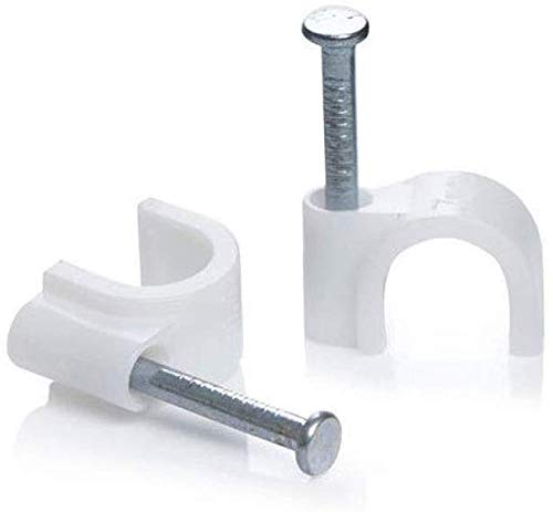 See full amazon price history chart for Hi-PLASST Cable Clips Combo of 150pcs (6mm + 8mm + 12mm) Wire Fastener Wall Pins with Metal Nails for Cable Management, Cord Organizer, Round Wire Clamps for Hanging Cables Fitting on wall (White, Pack of 3,50 Pieces Each Size) Hi-PLASST Cable Clips Combo of 150pcs (6mm + 8mm + 12mm) Wire Fastener Wall Pins with Metal Nails for Cable Management, Cord Organizer, Round Wire Clamps for Hanging Cables Fitting on wall (White, Pack of 3,50 Pieces Each Size) (B082G89Q2Z) Amazon Price History, Amazon Price Tracker