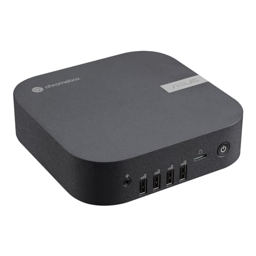 Image of ASUS Chromebox 5a with Intel Core i3-1315U Processor, 8GB DDR5 RAM, 128GB M.2 PCIe G4x4 NVMe SSD, Quad-Display, Wi-Fi 6E & Bluetooth, Gb LAN, USB-C, Chrome OS, VESA Mount