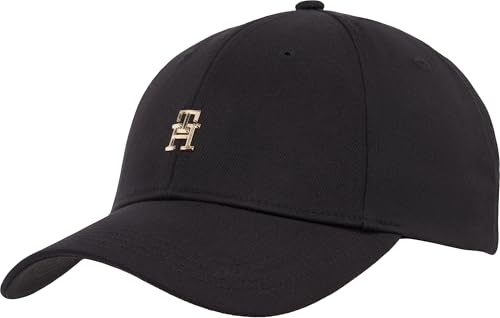 Tommy Hilfiger Casquette Femme Elevated Chic en Coton, Noir (Black), Taille Unique