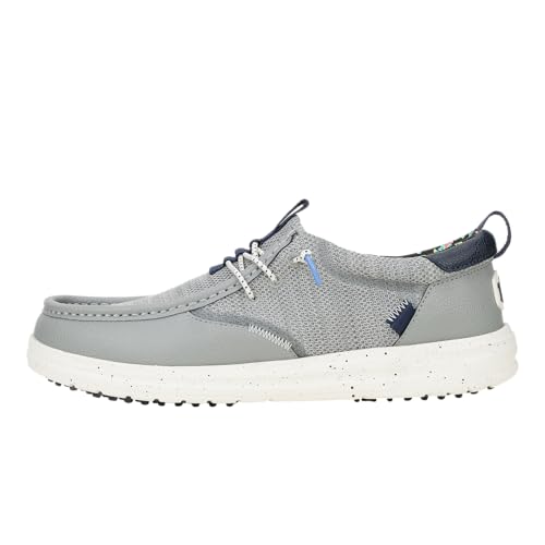 HEYDUDE Wally Golf Essentials - Monument Grey/White