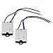 ArtHoval for Soft Start Module for Electric Tools, 125/250V 24A, Compatible with Brushed Motor Machines, Black Silver, 2 Pack