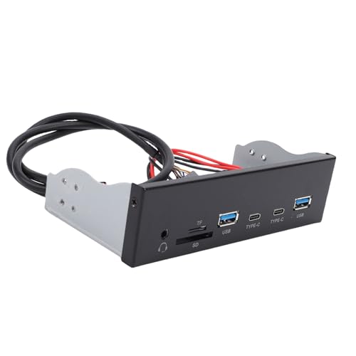 Panel frontal de unidad óptica de 5.25 pulgadas USB 3.2 con dos puertos tipo C para PC 4