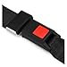 NOWOB Car Vehicle Fit for Seat Belt Extension Extender Strap 2 Two Point Adjustable Belt Automotive seat Belt(Carbon)